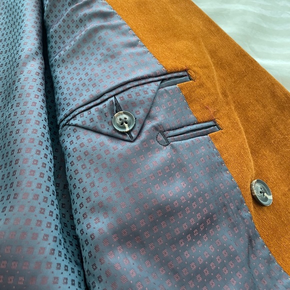 Topman 2-piece Copper Corduroy Suit Jacket & Pants - Picture 5 of 9